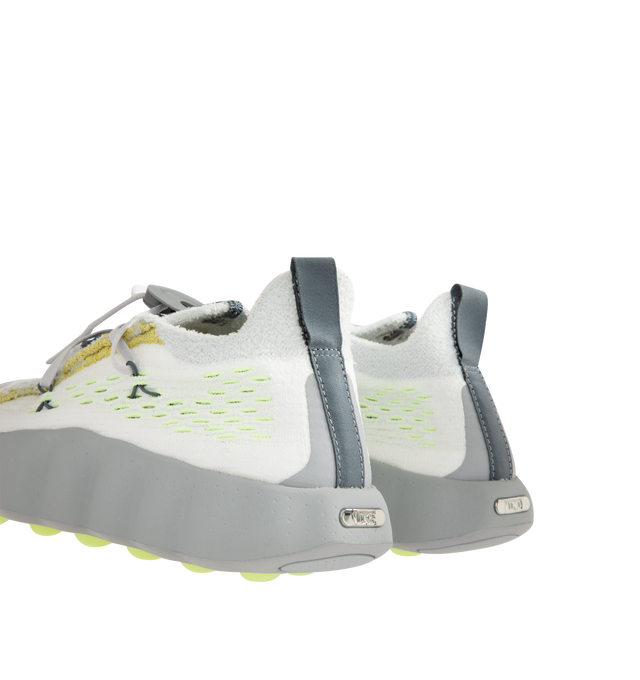 Image 3 of 5 - WHITE - NIKE Mind 002 Fly Knit Sneaker featuring plush and responsive foam cushions, large outsole nodes, soft foam in the midsole, knit upper with engineered perforations for breathability and stretchy fabric on the footbed.