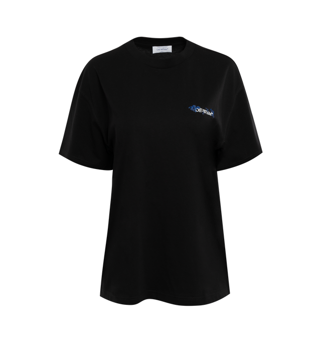 EMB FLOWER ARROW TEE (WOMENS)