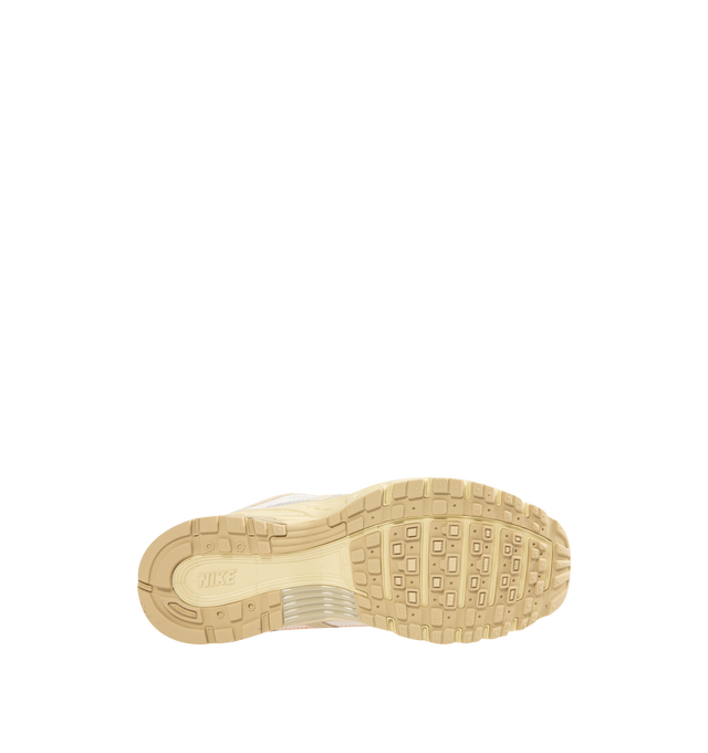 Image 4 of 5 - WHITE - NIKE P-6000 Sneaker featuring textile upper with synthetic leather overlays, throwback design draws on Nike Pegasus 25 and Nike Pegasus 2006, lace closure, foam midsole and rubber outsole.