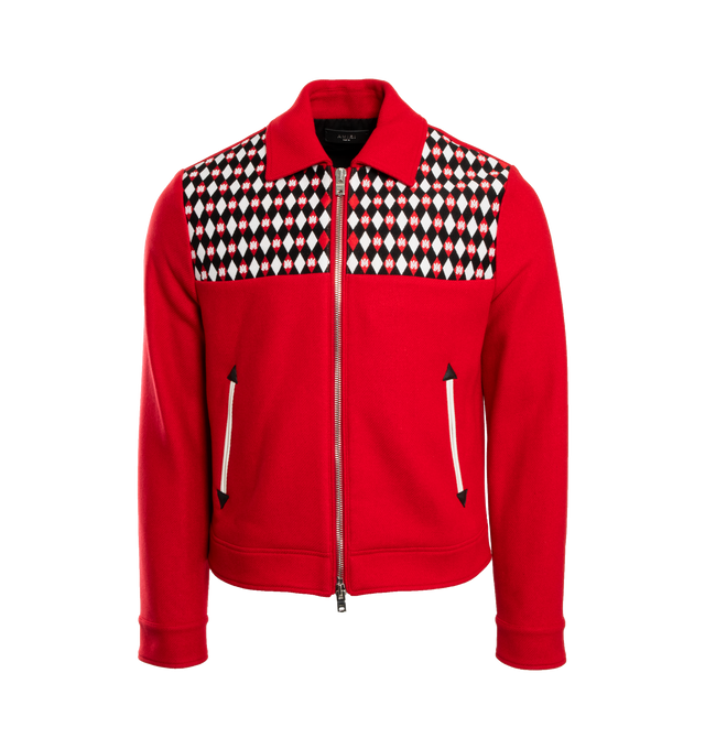 DIAMOND EMBRD WORK JACKET (MENS)
