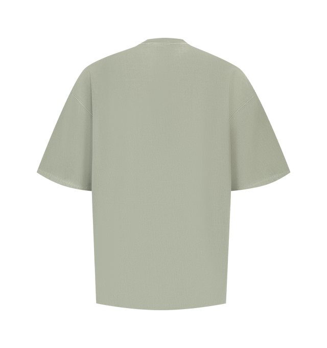 Image 2 of 2 - GREEN - Carhartt WIP Mens Loose Pocket T-Shirt is crafted from midweight garment-dyed organic cotton jersey. Features an oversized fit, crew neckline, short sleeves, chest pocket with woven Square Label, and garment-dyed finish for a soft feel. Main Material: 100% Organic Cotton. Made in Tunisia.