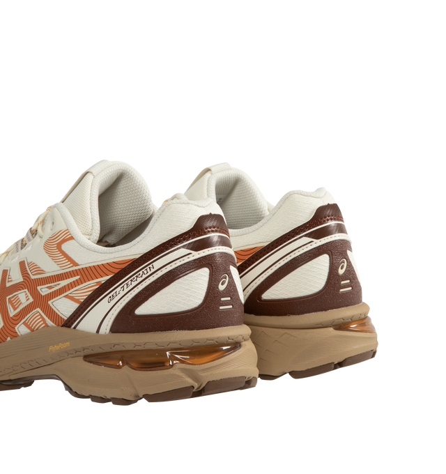 Image 3 of 5 - WHITE - Asics Gel-Terrain Sportstyle Shoes inspired by archived ASICS trail running shoes featuring FLYTEFOAM cushioning and GEL technology to help create a lightweight and energized feel, no-sew film details with a topographical design, and GT-2000 8 tooling.