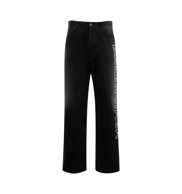 LOGO WIDE-LEG JEANS (MENS)