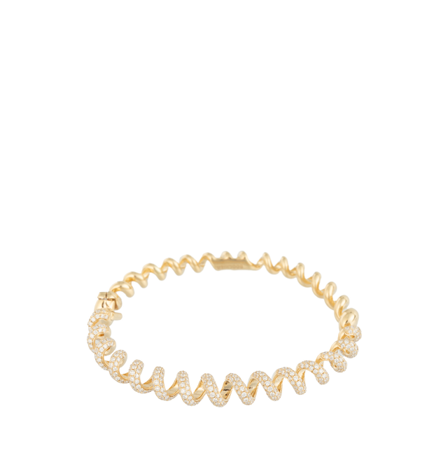 DIAMOND SLINKEE BANGLE BRACELET