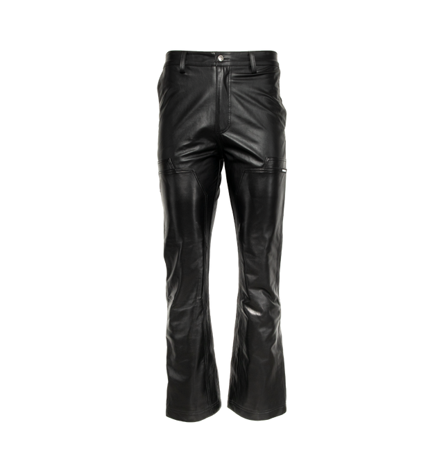 LEATHER CARPENTER PANT