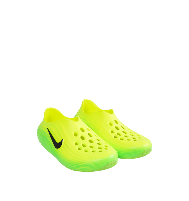 Image 2 of 5 - GREEN - NIKE ReactX Rejuven8 Shoes featuring ReactX upper and midsole, extra room at the forefoot, ventilation holes breathability and sticky rubber outsole.