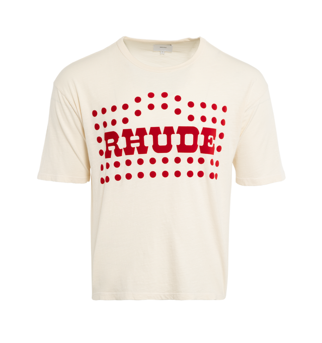 FLOCKED BURNOUT TEE (MENS)