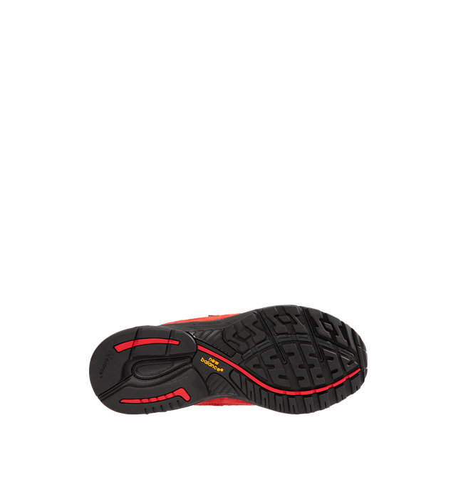 Image 4 of 5 - RED - NEW BALANCE Made in USA 993 Sneaker featuring suede overlays, mesh upper, ABZORB midsole absorbs impact through a combination of cushioning and compression resistance, ACTEVA midsole cushioning delivers versatile, flexible support, reflective accents designed to catch the light?? and full-length rubber outsole with Ndurance rubber heel for added durability.