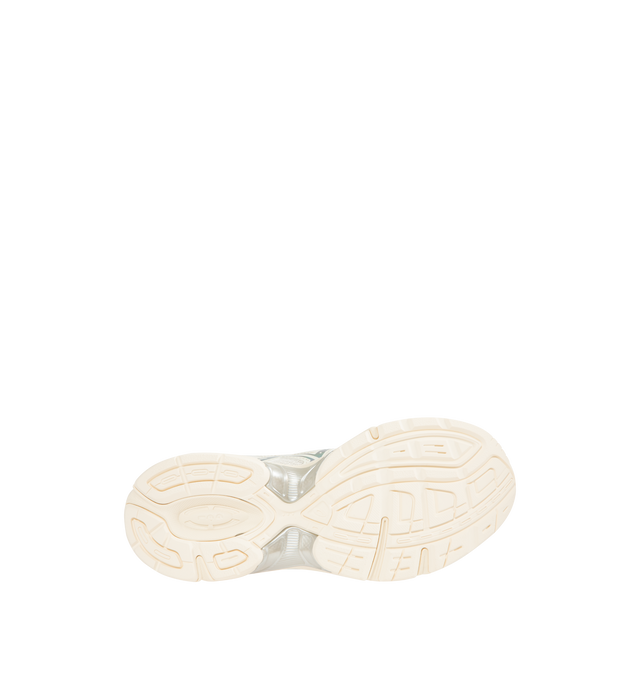 Image 4 of 5 - WHITE - ASICS GEL-1130 Sneaker featuring overlays and breathable mesh underlays, sockliner, GEL technology cushioning for shock absorption, TRUSSTIC support system and at least 20% of the upper's synthetic leather is made with recycled materials.