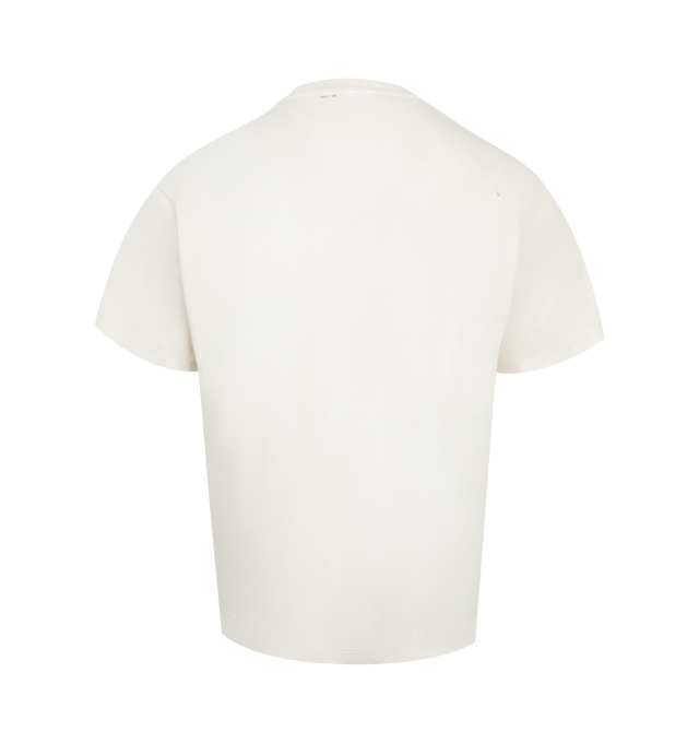 Image 3 of 3 - WHITE - SAINT MICHAEL Love Tee featuring round neck, ribbed trims, short sleeves, graphic print on the front and straight hem. 100% cotton.