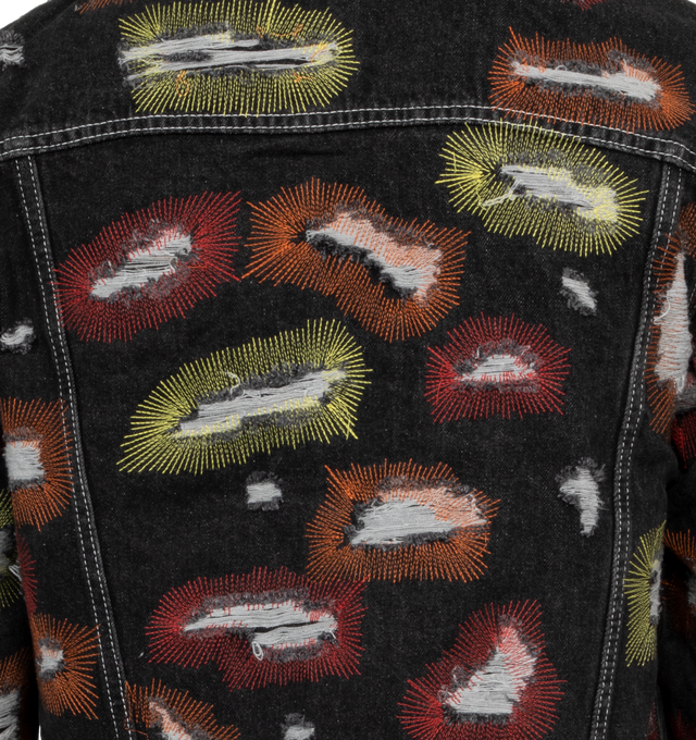 EMBROIDERED TRUCKER JACKET (MENS)