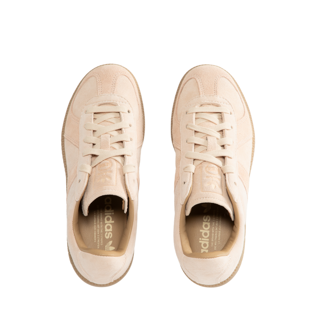 Image 5 of 5 - PINK - Adidas Mens BW Army Shoes are crafted from premium suede. Features a regular fit, lace-up closure, leather sockliner, rubber outsole, and adidas logo detailing on the tongue, sockliner, and tooling. Upper: Suede ; Outsole: Rubber.