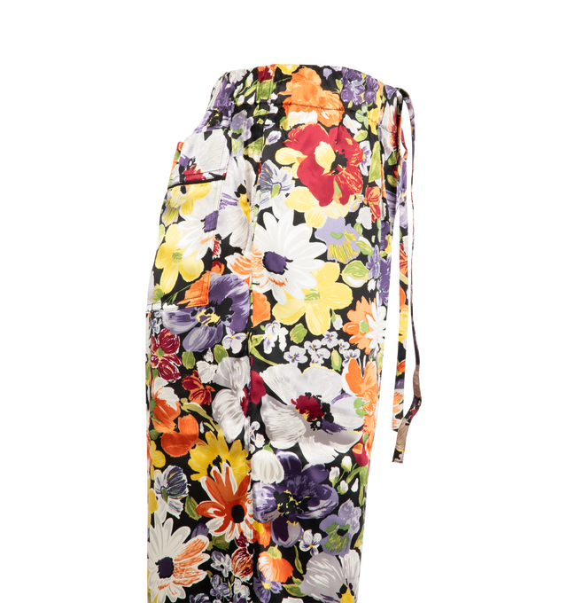Image 7 of 7 - MULTI - BOTTEGA VENETA Floral Pyjama Set featuring matching top and bottom, floral print throughout, button closure for shirt, elasticated waistband for trousers and relaxed fit. Made in Italy.