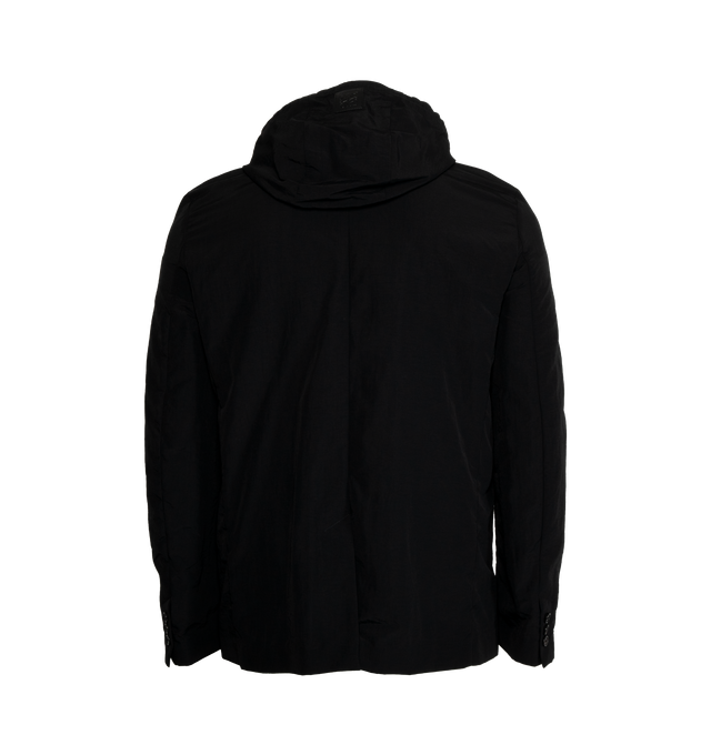 HOODED NYLON JACKET (MENS)