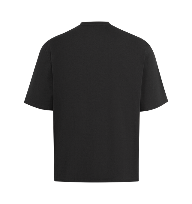 Image 2 of 2 - BLACK - LOEWE Loose fit T-shirt in lightweight cotton featuring a Lucky Cat and Anagram embroidery on the chest, loose fit, regular length, crew neck and ribbed collar. Cotton. Made in Portugal.