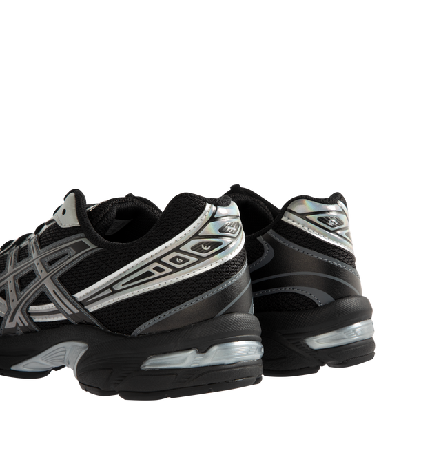 Image 3 of 5 - BLACK - ASICS GEL-1130 Sneaker featuring overlays and breathable mesh underlays, sockliner, GEL technology cushioning for shock absorption, TRUSSTIC support system and at least 20% of the upper's synthetic leather is made with recycled materials.