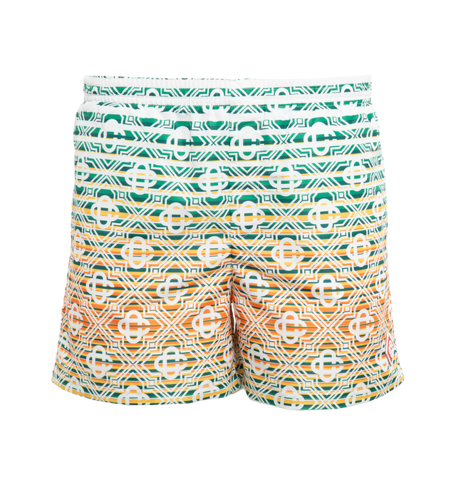 MONOGRAM PRINTED SWIM TRUNKS (MENS)