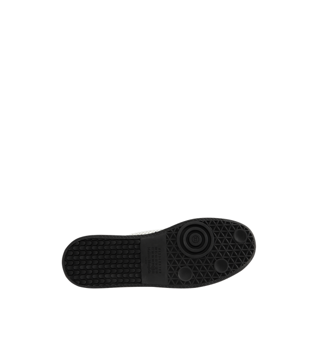 Image 4 of 5 - GREY - MAISON MARGIELA Replica Sneaker featuring mesh panels, panelled design, cotton, lace-up fastening, round toe and rubber sole.