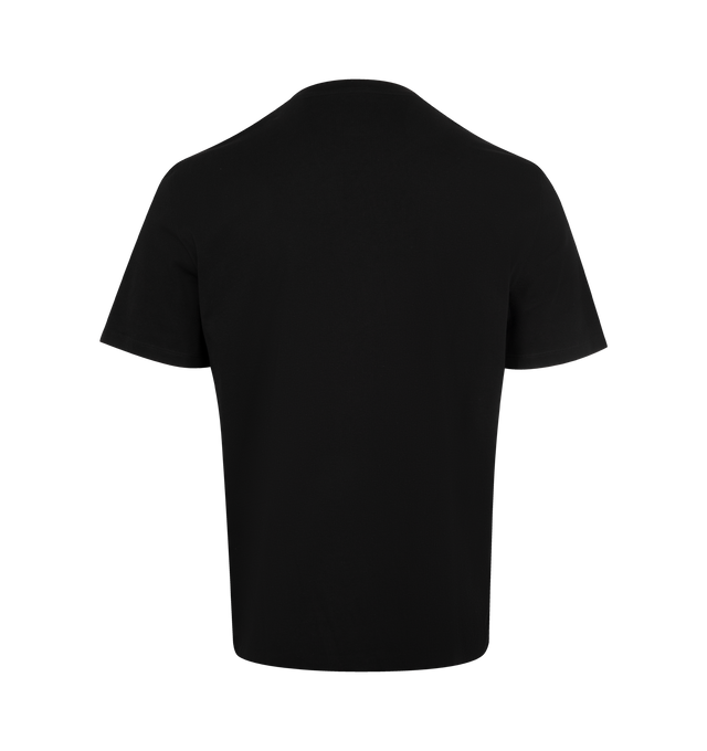 Image 2 of 2 - BLACK - LOEWE Relaxed fit T-shirt in lightweight cotton featuring a mixed yarn LOEWE embroidery at the front, relaxed fit, regular length and crew neck. Cotton. Made inPortugal.