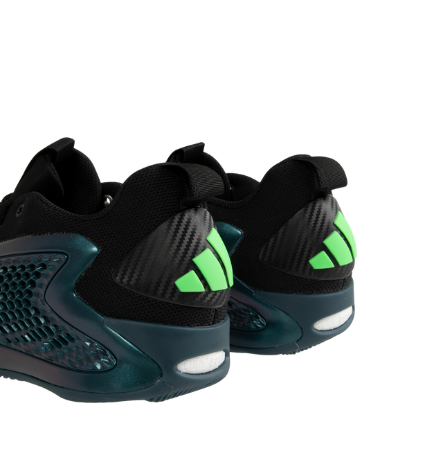 Image 3 of 5 - BLACK - ADIDAS Anthony Edwards 1 Low Shoes featuring regular fit, BOOST midsole, Lightstrike cushioning, rubber outsole and signature Anthony Edwards branding.