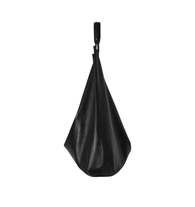 Image 3 of 3 - BLACK - THE ROW Bindle 3 Bag featuring smooth nappa leather with three-dimensional shaping, softly padded handle, removable inner zipped pouch and unlined. 100% lambskin leather. H18" x W17" x D4". Made in Italy. 
