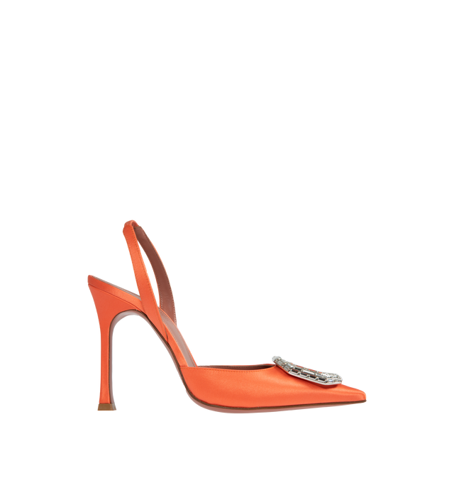 CAMELIA SATIN SLINGBACK PUMPS