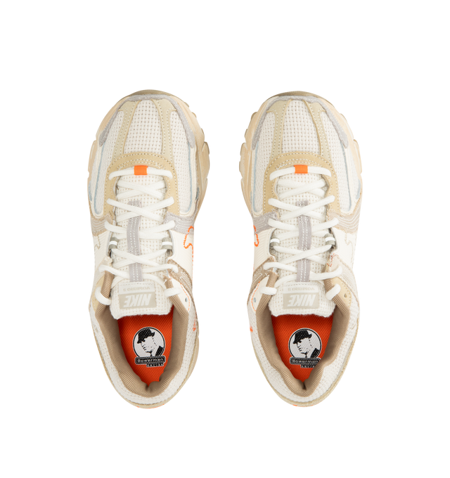 Image 5 of 5 - BROWN - NIKE Zoom Vomero 5 Sneaker featuring frayed canvas and premium suede, Air Zoom cushioning, real and synthetic leather on the upper, mesh panels, synthetic leather caging and rubber outsole.