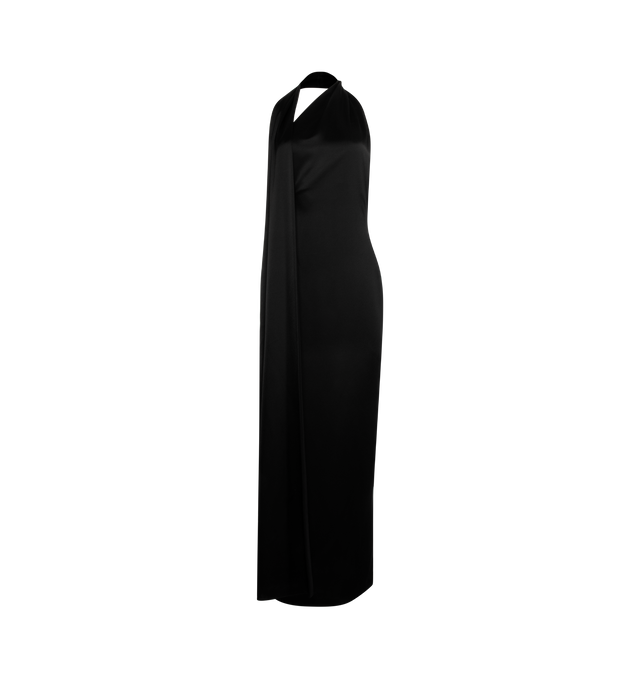 SATIN SCARF DRESS