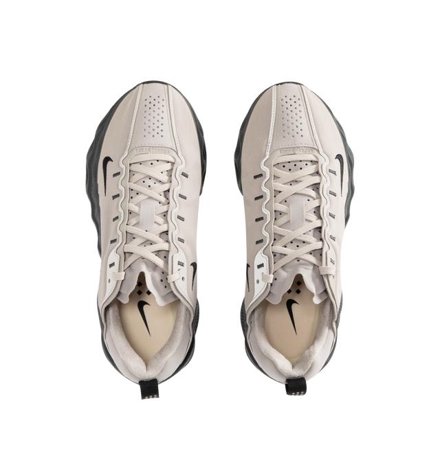 Image 5 of 5 - GREY - NIKE Ava Rover Sneaker featuring a stacked ReactX midsole, ultralight outsole, breathable upper, mudguards wrap around the lightweight upper to help you feel locked in, perforations on the top of the shoe enhance breathability, oversized midsole made with performance-level ReactX foam for ultra-comfortable cushioning, a thin layer of rubber on the outsole and reflective finish.