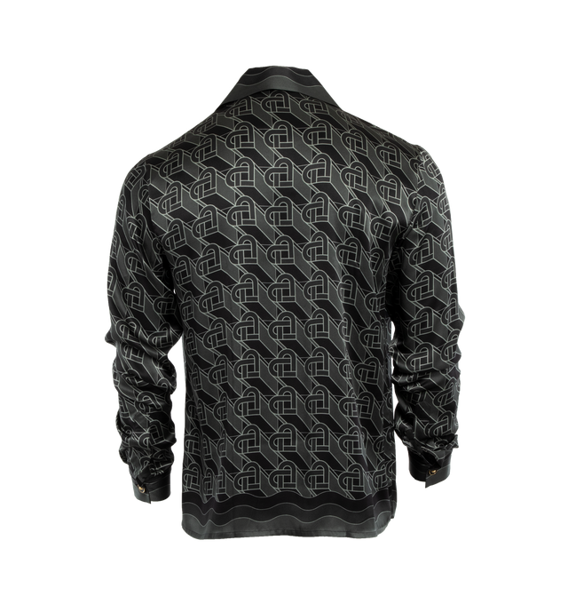 CUBAN COLLAR LONG SLEEVE SHIRT (MENS)