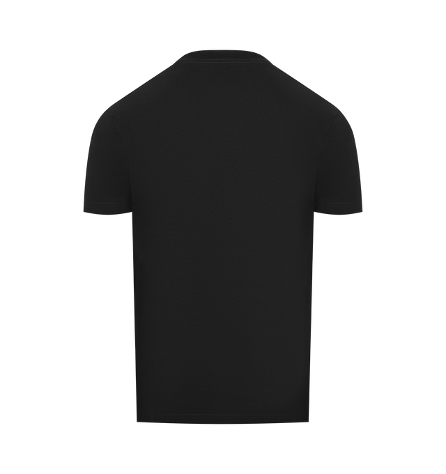 Image 2 of 2 - BLACK - MARKET Smiley Oil Can T-Shirt featuring short sleeves, crew neck, regular fit and graphic on front. 100% cotton.