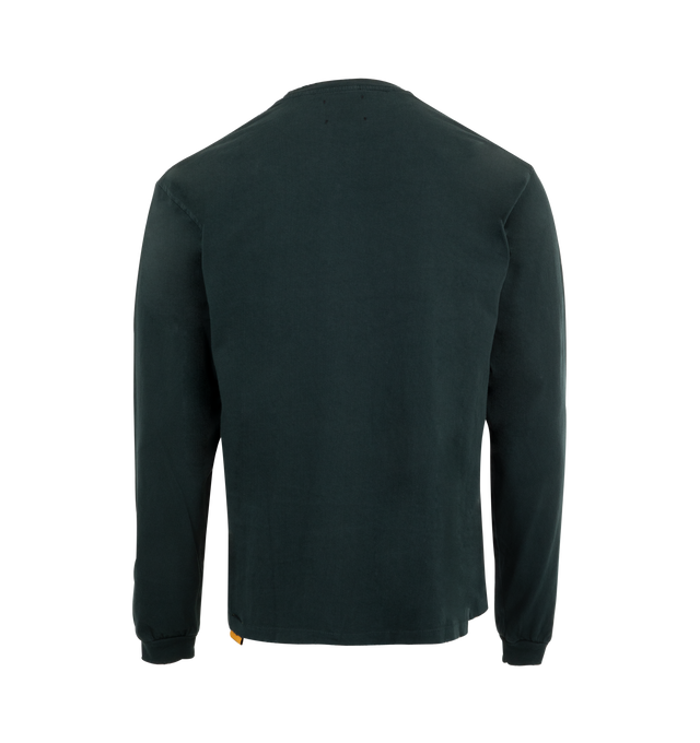 Image 2 of 2 - BLACK - GALLERY DEPT. Skate Long Sleeve Tee featuring relaxed fit, long sleeves, ribbed neckline and cuffs, crew neck and front graphic. 100% cotton.