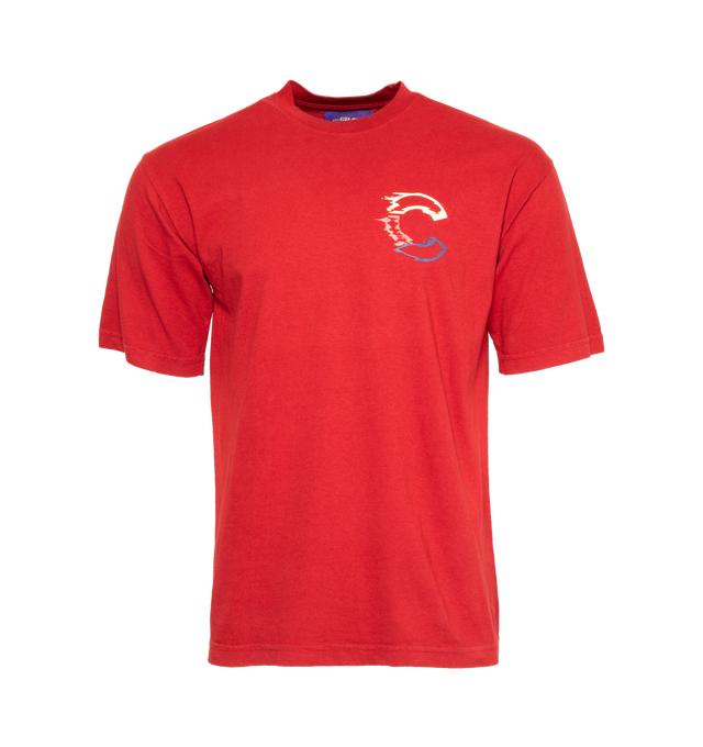 GLITCH RED T-SHIRT (MENS)