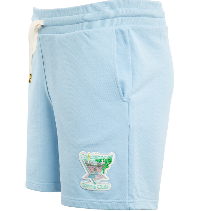 TENNIS CLUB ICON PASTELLE EMBROIDERED SWEATSHORTS (MENS)