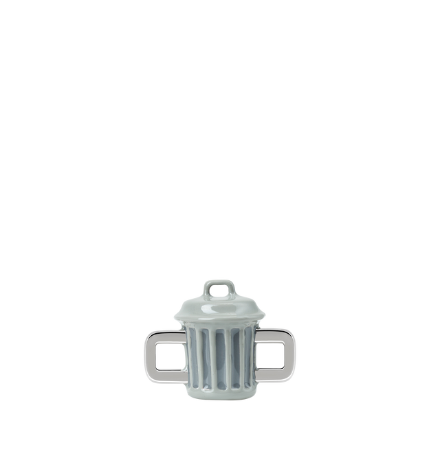 Image 6 of 9 - GREY - Poubel by The Gstaad Guy Poubelle Carm, also known as The Bin or The Trash Can, for all things that belong " la poubelle." All charms are made of .925 sterling silver, and are hand-painted using non-toxic lead-free enamel. Links sold separately. Hirshleifers offers a range of initial pieces from this collection in-store. For personal consultation and detailed information about jewelry, please contact our dedicated stylist team at personalshopping@hirshleifers.com