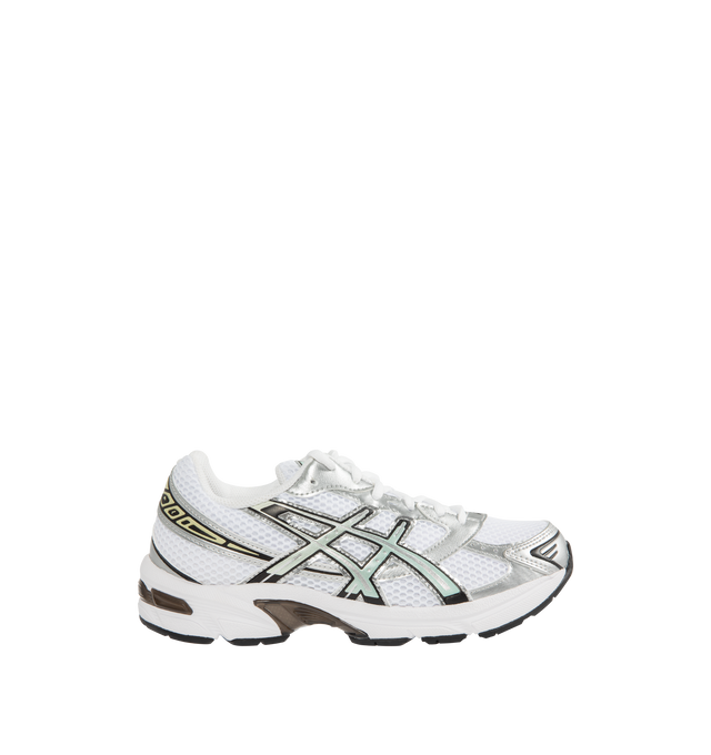 Image 1 of 5 - WHITE - Asics GEL-1130 Sportstyle Retro Sneaker featuring late 2000s runner aesthetic reimagined with overlays and breathable mesh underlays, GEL technology cushioning for excellent shock absorption.
