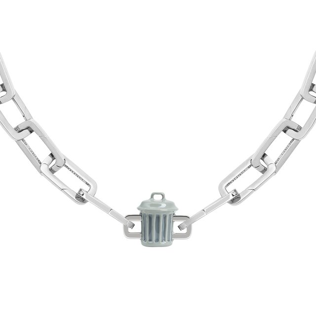 Image 9 of 9 - GREY - Poubel by The Gstaad Guy Poubelle Carm, also known as The Bin or The Trash Can, for all things that belong " la poubelle." All charms are made of .925 sterling silver, and are hand-painted using non-toxic lead-free enamel. Links sold separately. Hirshleifers offers a range of initial pieces from this collection in-store. For personal consultation and detailed information about jewelry, please contact our dedicated stylist team at personalshopping@hirshleifers.com