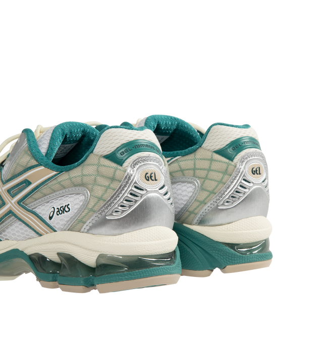 Image 3 of 5 - GREEN - ASICS Gel-Nimbus 10.1 Sneaker featuring asymmetric mesh upper, TRUSSTIC system, EVA foam midsole and GEL technology.