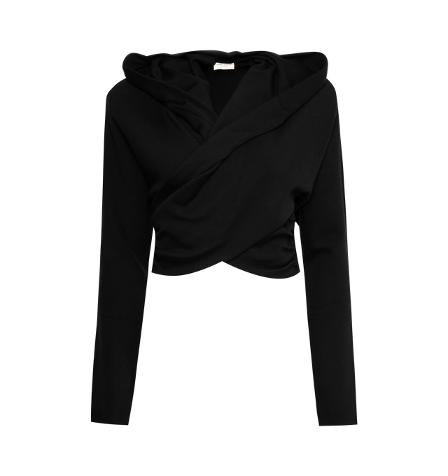 HOODED WOOL TOP (WOMENS)