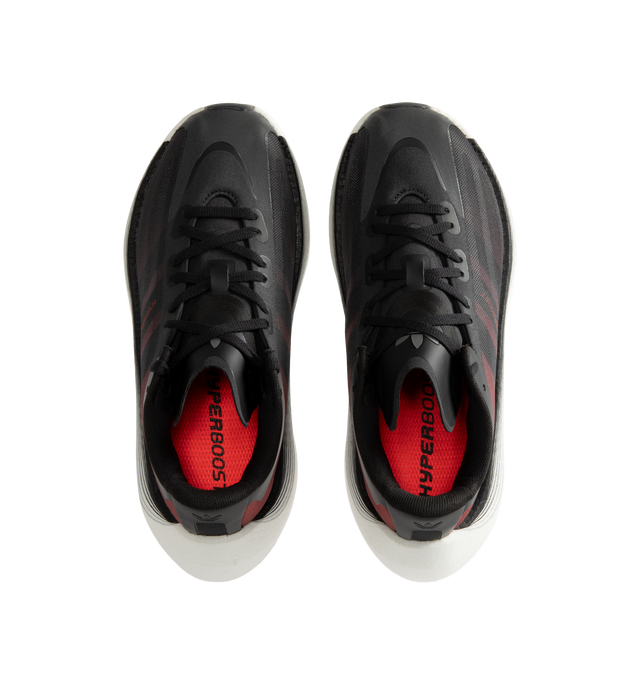 Image 5 of 5 - BLACK - Adidas Hyperboost EPHR LT Sneakers feature a semi-transparent mono mesh upper that showcases the internal exoskeleton for a lightweight feel, enhanced breathability, and a modern aesthetic. This designer sneaker combines innovative construction with everyday comfort and performance. Main Material: Mesh and Synthetic.