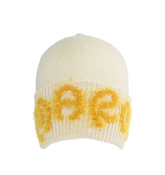 SHETLAND WOOL LOGO BEANIE