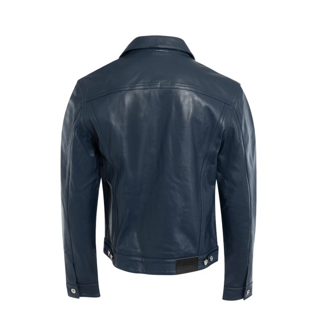 LEATHER TRUCKER JACKET