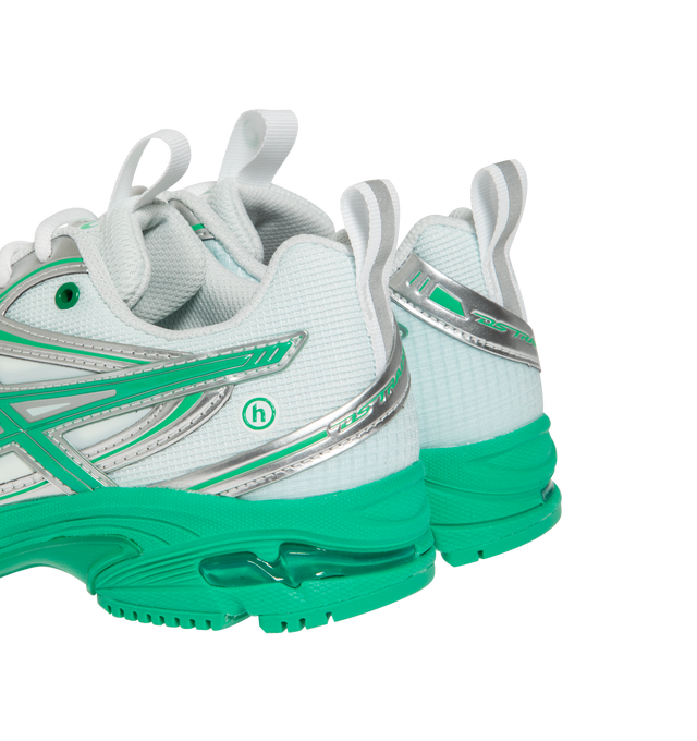 Image 3 of 5 - GREEN - ASICS GEL-DS TRAINER 14 Sneaker featuring breathable mesh underlays, TRUSSTIC support system, rearfoot GEL technology and rubber outsole.