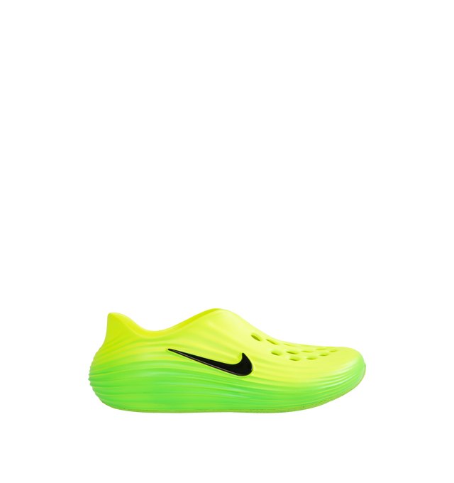 Image 1 of 5 - GREEN - NIKE ReactX Rejuven8 Shoes featuring ReactX upper and midsole, extra room at the forefoot, ventilation holes breathability and sticky rubber outsole.