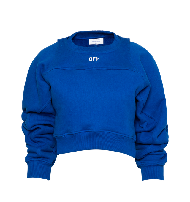 OFF STAMP ROUND CROP CREWNECK (WOMENS)