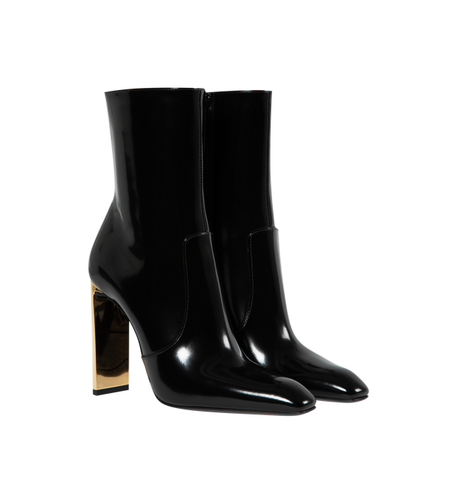AUTEUIL BOOTIES IN GLAZED LEATHER
