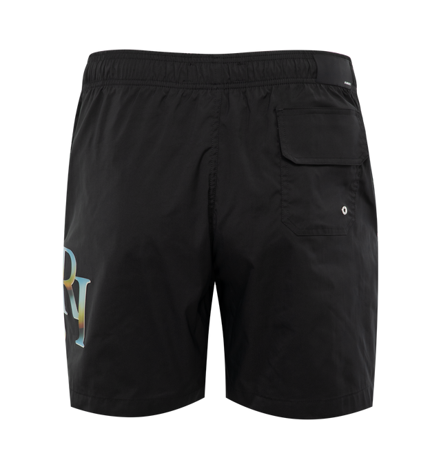 STAGGERED CHROME SWIM TRUNK (MENS)