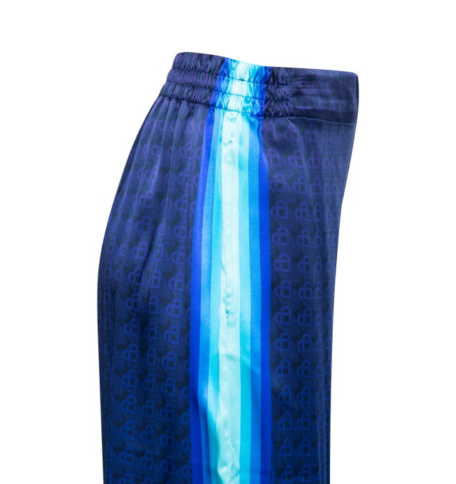 PRINTED WIDE LEG TROUSERS (WOMENS)