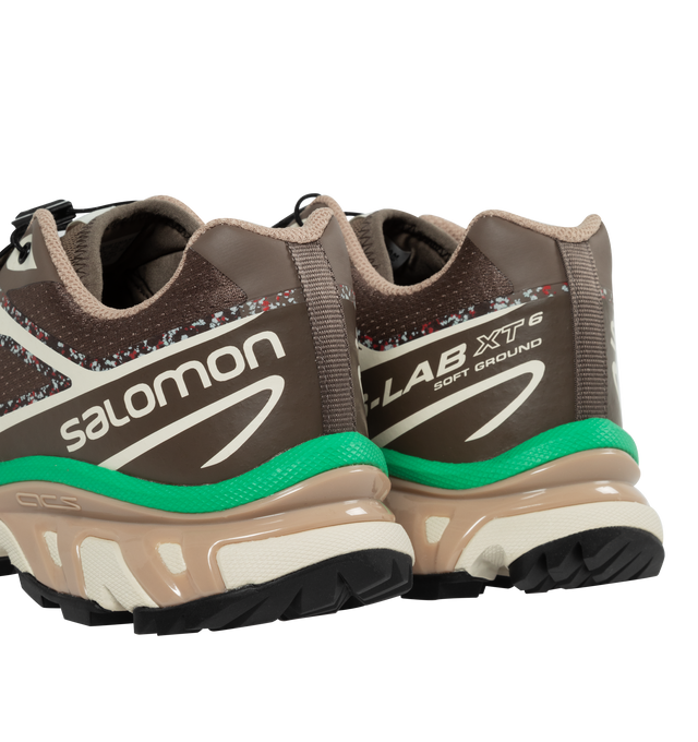Image 3 of 5 - BROWN - SALOMON XT-6 MINDFUL 2 featuring Quicklace closure with Sensifit technology, padded tongue and collar, logo printed at sides, EndoFit jersey lining and molded OrthoLite footbed. 