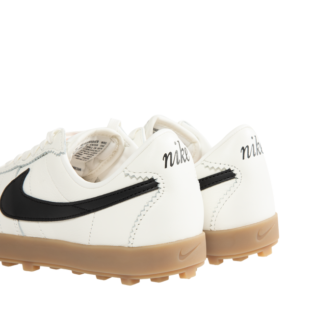 Image 3 of 5 - WHITE - NIKE Astrograbber Leather Sneaker featuring leather upper, rubber waffle outsole, low-cut silhouette, padded collar and foam midsole.
